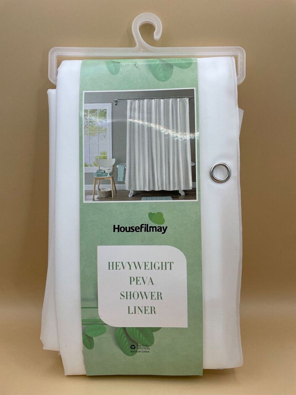 HouseFilmay Heavyweight PEVA Shower Liner 70" X 72" - BRAND NEW